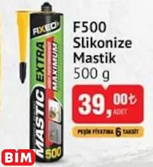 SGS F500 SİLİKONİZE MASTİK 500 G